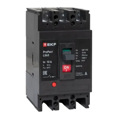 LS63 15кА 3P 10А ProPact EKF