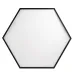 Светильник LED ЭРА Geometria SPO-122-B-40K-066 Hexagon 66Вт 4000К 5300Лм IP40 800*800*80 черный подвесной