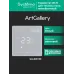 ARTGALLERY ТЕРМОСТАТ программируемый с Wi-Fi для электрического теплого пола, 16 А, моноблочный, БЕЛЫЙ