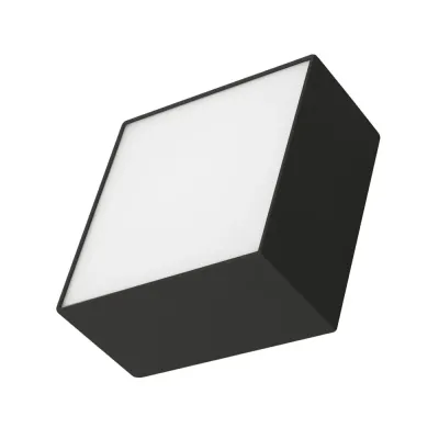 Светильник SP-QUADRO-S120x120-13W Warm3000 (BK, 120 deg, 230V) (IP40 металл, 3 года)