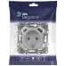 Розетка ЭРА Elegance 14-4108-03 2P+E 16A-250В со шторками с USB type-A+C 5В-3А алюминий