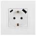 Розетка ЭРА Elegance 14-4108-01М 2P+E 16A-250В со шторками с USB type-A+C 5В-3А белый матовый