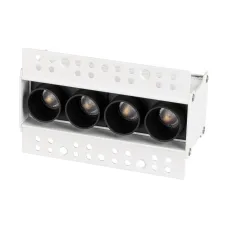 Светильник MS-ORIENT-BUILT-TRIMLESS-TC-S38x127-10W Warm3000 (WH-BK, 30 deg, 230V) (ARL, IP20 Металл, 5 лет)