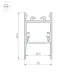 Профиль SL-COMFORT-2542-2000 ANOD (ARL, Алюминий)