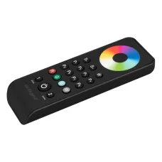 Пульт SMART-R43-RGBW Black 2 зоны, 2.4G ARL, IP20 пластик, 5 лет