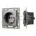 Механизм электрической розетки SCT-MEU1-PL-GR 250V, 16A