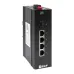 Коммутатор промышленный неуправляемый U-1GX/SFP-4GTP, 1 порт 1000Base-X SFP, 4 порта 10/100/1000Base-T(X) RJ45 c PoE, монтаж на динрейку TSX EKF