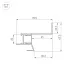 Профиль СEIL-S18-SHADOW-SIDE-3000 BLACK (ARL, алюминий)