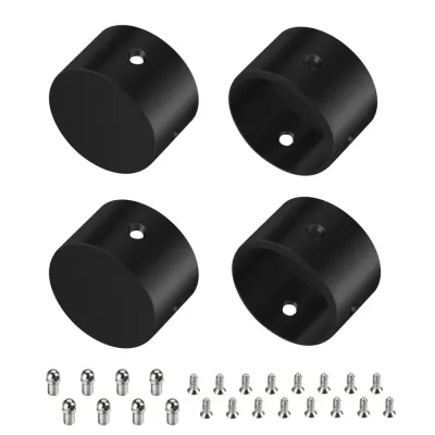 Заглушка WPH-FLEX-D22-360deg BLACK ALU глухая (ARL, металл)