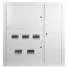Корпус металлический встраиваемый ЭРА SIMPLE ЩЭ-5 (1000х960х140) 5 квартирный IP31 УХЛ3 серый