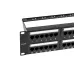 Патч-панель 19' CAT 5e 2U 48 портов UTP RJ45 Dual IDC с органайзерами