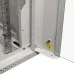 Шкаф настенный телекоммуникационный разборный 6U 600x450мм дверь стекло серый (RAL 7035)