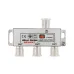 Делитель ТВ х 3 + 4шт. F BOX 5-1000 МГц Silver,