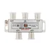 Делитель ТВ х 4 + 5шт. F BOX 5-1000 МГц Silver,