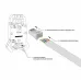 Разъем сетевой LAN на кабель. штекер 8Р8С (Rj-45) под обжим (2шт),