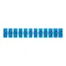 Колодка клеммная винтовая KВ-40 25-40, ток 100 A, полиэтилен синий 10шт, REXANT