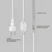 Гибкий неон 8х16мм двухсторонний 120 LED/м БЕЛЫЙ 230В бухта 100м (с комплектом подключения)