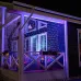 Гирлянда Сеть 2,5х2,5 м, черный ПВХ, 432 LED красные/синие