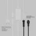 Гирлянда светодиодная Бахрома Айсикл 4,8х0,6 м 176LED RGB черный ПВХ IP65 свечение с динамикой 230 В