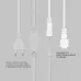 Гирлянда светодиодная Бахрома (Айсикл), 4,8х0,6м, 176 LED БЕЛЫЙ, белый ПВХ, IP65, постоянное свечение, 230В NEON-NIGHT (нужен шнур питания 303-500-1)
