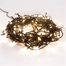 Гирлянда Твинкл Лайт 4 м, темно-зеленый ПВХ, 25 LED, тёплый белый