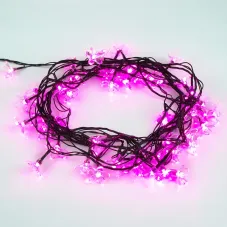 Гирлянда светодиодная сакуры, 50 LED, розовые, 7 м с контроллером