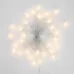 Гирлянда светодиодная Шишки 5 м, 30 LED, прозрачный ПВХ с контроллером, свечение тёплый белый