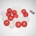 Фонарики тайские Магия 3,5 м, прозрачный ПВХ, 20 LED, теплый белый, питание 2 х АА батарейки не в комплекте