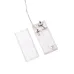 Фонарики Тайские пудра 1,5 м, прозрачный ПВХ, 10 LED, теплый белый, питание 2 х АА батарейки не в комплекте