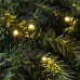 Шлейф еловый искусственный 2,7 м Теплое белое свечение 80 LED