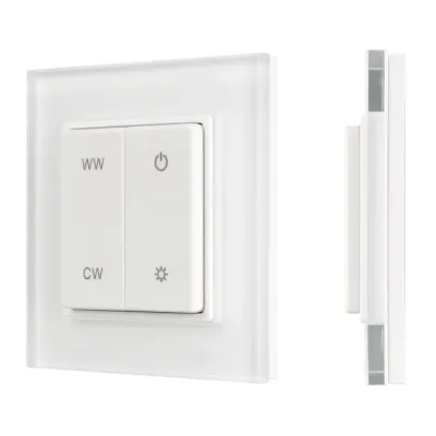 Панель SMART-P49-MIX-G-SUF 3V, 1 зона, Knob, 2.4G ARL, пластик