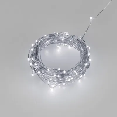 Гирлянда светодиодная ARD-DEW-HOME-10000-CLEAR-100LED-LIVE White6000 5V, USB, ПДУ Ardecoled, IP20