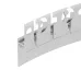 Профиль PLINTUS-FANTOM-BENT-H20-SIDE-2000 WHITE (ARL, алюминий)