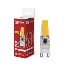 Лампа светодиодная LED-JCD-COB 5Вт 230В G9 4000К 520Лм IN HOME