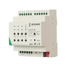 041250 Актуатор INTELLIGENT ARLIGHT BUS/230 В, 6x300 мА, KNX Secure, IP20, KNX-4063-82-WTO-CL-DIN, пластик, 2 года