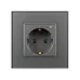 Розетка электрическая с Zigbee управлением SCT-OMALI-EUZB1-PL-GR 240V, 16A, Zigbee