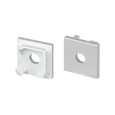 Заглушка SL-KANT-H16-S10 SQUARE с отверстием (ARL, пластик)