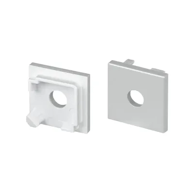 Заглушка SL-KANT-H16-S10 SQUARE с отверстием (ARL, пластик)