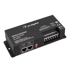 Декодер ARL-7022-DMX 12-24V, 4x8 A, DMX512, XLR3 ARL, IP20, металл, 2 года