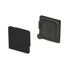 Заглушка SL-KANT-H16 SQUARE BLACK глухая (пластик)