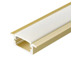Профиль LINE-2308-F-2000 ANOD GOLD (Алюминий)