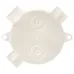 Коробка распаячная КМР-040-040 трехрожковая белая (70х35) EKF PROxima