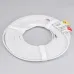 Лента герметичная MOONLIGHT-SIDE-A120-06x12мм 24V White6000 9.6 W/m, IP65, 5м, wire x2 вывод кабеля прямой