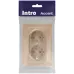 Розетка Intro Accent 6-205-04 2X2P+E Schuko, 16А-250В, IP20, СУ, AL/CU, шампань