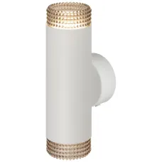 Светильник настенный ЭРА WL50 WH/BK 2*GU10 2*12Вт IP20 белый, черный