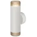 Светильник настенный ЭРА WL50 WH/BK 2*GU10 2*12Вт IP20 белый, черный