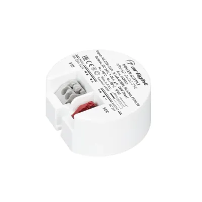 Блок питания ARV-SP-24025-PFC (24V, 1A, 25W) (ARL, IP20 Пластик, 5 лет)