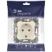 14-2101-02 ЭРА Розетка 2P+E Schuko, 16A-250В, IP20, Эра Elegance, сл.кость (10/100/2100)