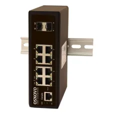 Промышленный управляемый (L2+) коммутатор Gigabit Ethernet на 8 GE Rj45 + 2 GE SFP порта SW-70802/IL