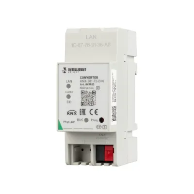 Конвертер BUS RJ-45 KNX-IP IARL IP20 пластик 2 года KNX-301-72-DIN INTELLIGENT